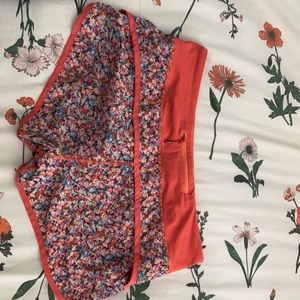 Lululemon floral shorts